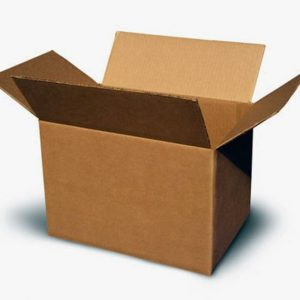 Picture of a moving box to illustrate tips to move quickly.