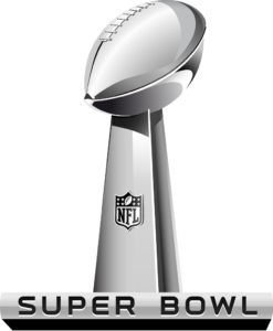 Photo of an NFL super bowl trophy for an article on super bowl party tips.