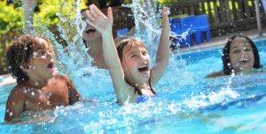 Photo of kids at a pool for an article about Plainfield summer events.