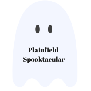 Illustration of a ghost for an article about the Plainfield Spooktacular event.