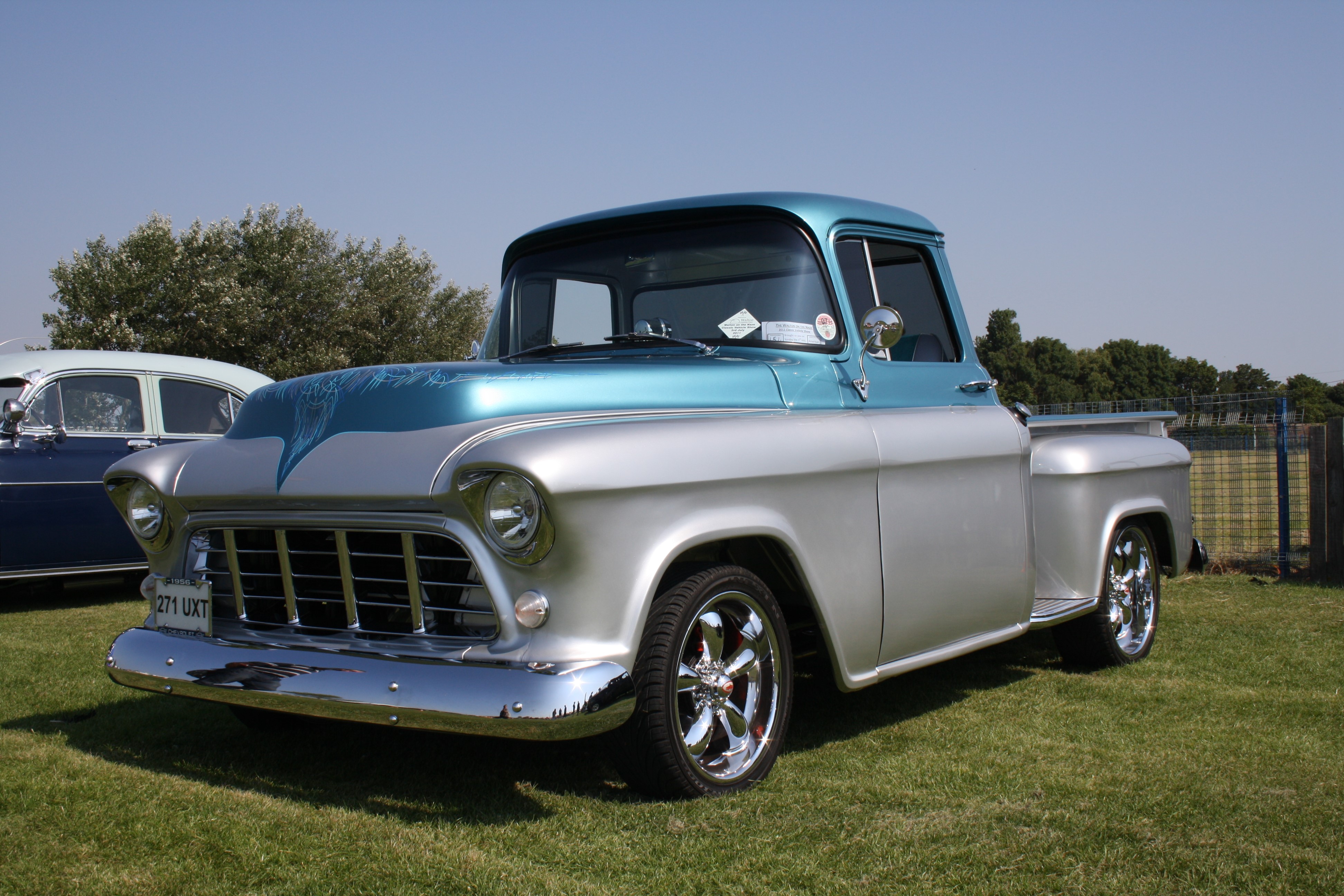 Classic truck for an article listing fun Shorewood events.