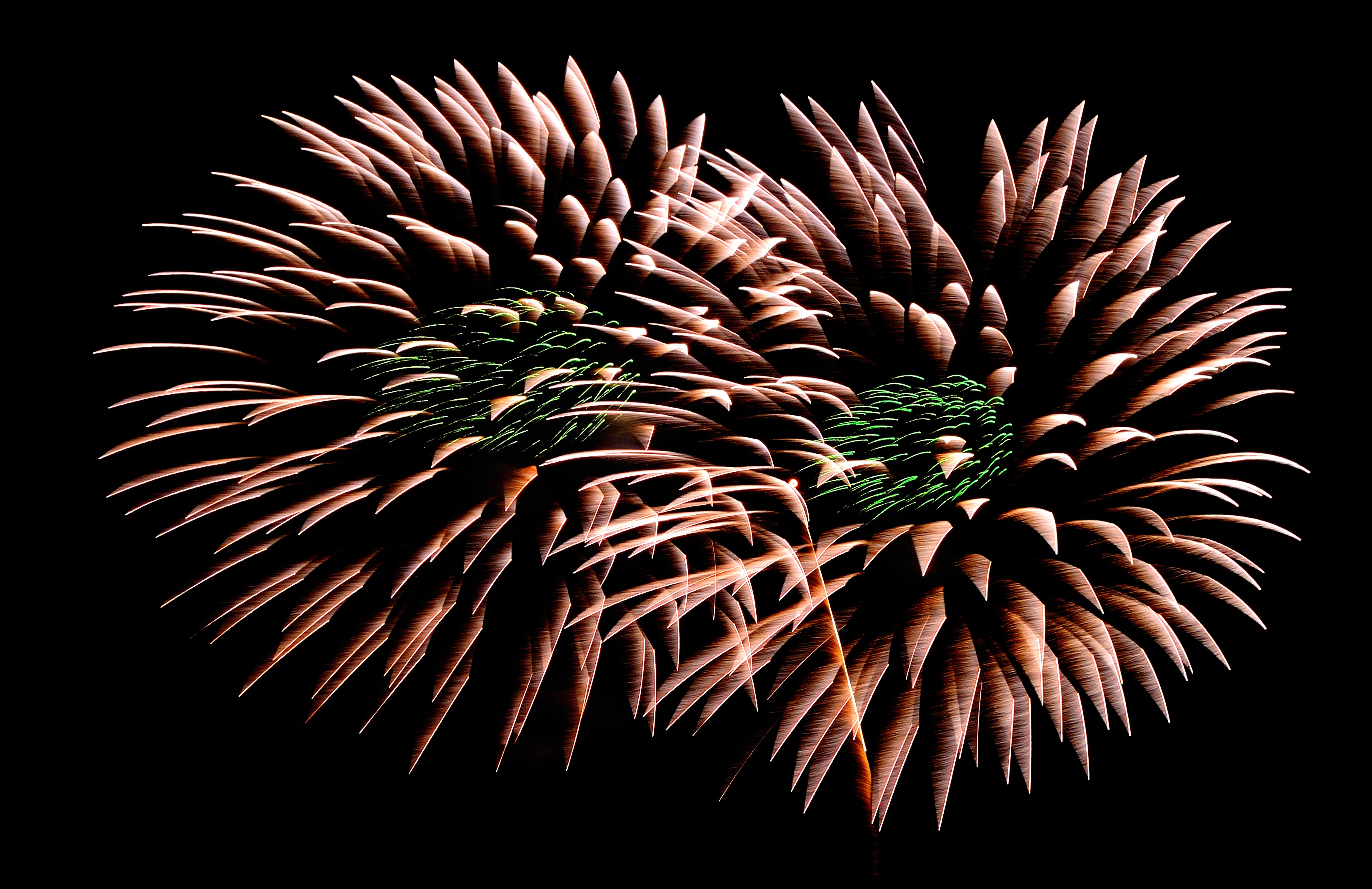 Photo of fireworks for an article about local fireworks displays.