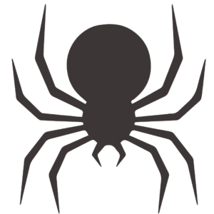Graphic of a spider for an article about Shorewood Fall Activities.