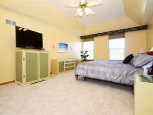Large master bedroom suite of 2103 Glencorse Plainfield.