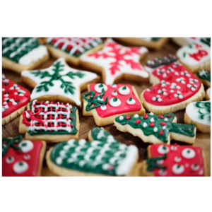 Photo of Christmas cookies for an article about upcoming weekend events.