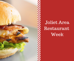 Photo of food; one of the upcoming Joliet events is the Joliet Area Restaurant Week. 