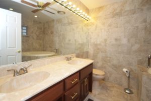 Updated luxury master bathroom of 623 Ca Crest Drive Shorewood.