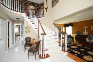 Beautiful staircase in 4953 Westhill Circle Plainfield.