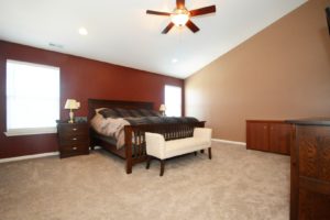 Luxury master bedroom of 819 Willow Lane Shorewood.
