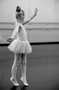 A little ballet dancer; dance camps are offered this summer through Plainfield Parks.