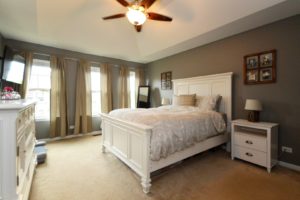 Beautiful master bedroom of 27w759 N Meadowview Drive Winfield.