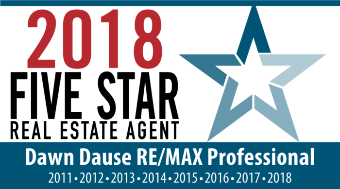 Five Star Professional award; Dawn Dause is an award winning Realtor. Finding the perfect agent is crucial before buying your first home.