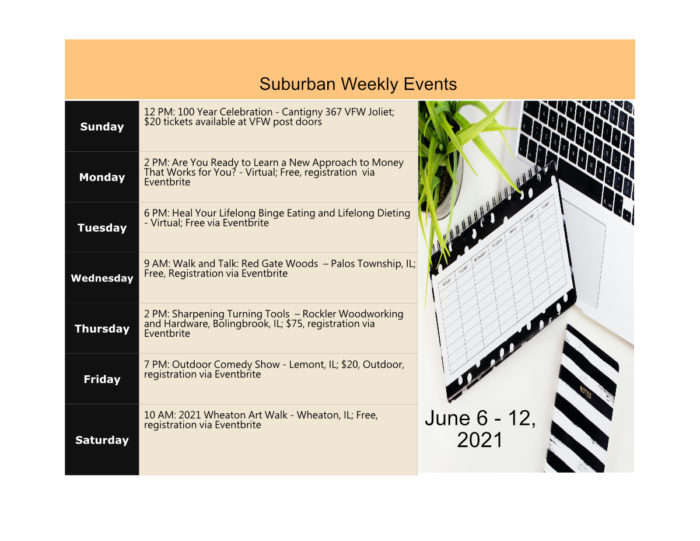 Events Calendar June 6th-12th