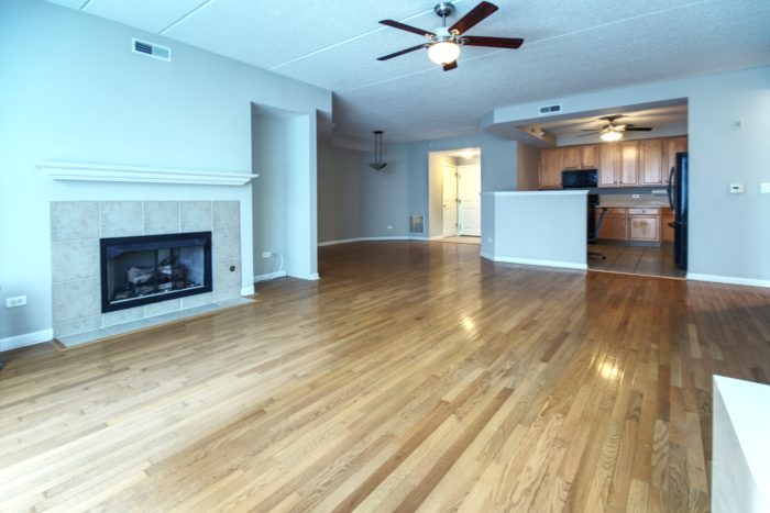 Living Room at 445 Village Green in Lincolnshire.