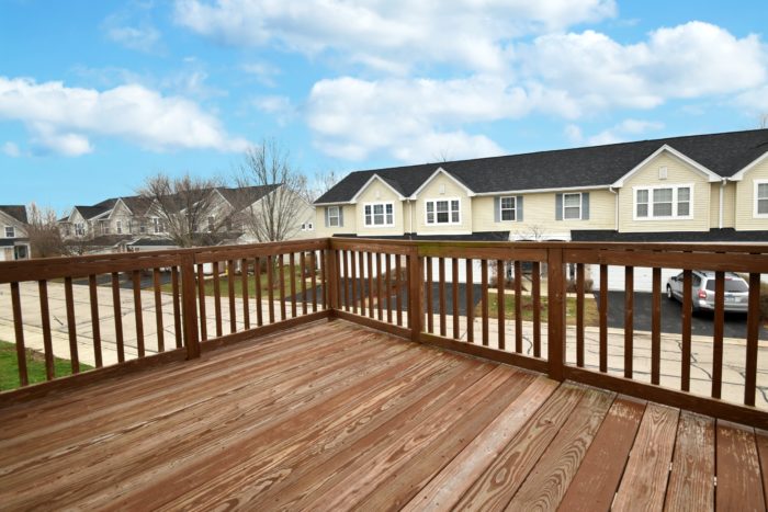 Deck at 1315 Harvest in Crest Hill.