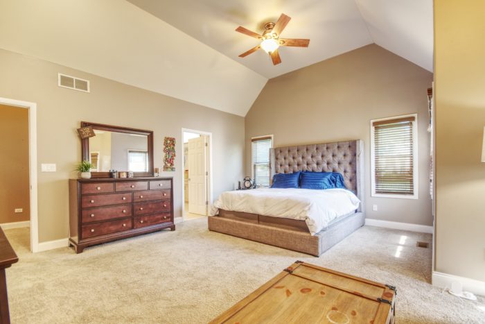 Master Bedroom at 24211 W Camelot in Shorewood.