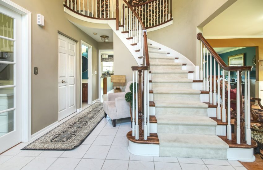 Staircase at 4953 Westhill in Plainfield.