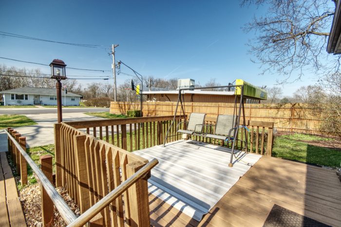 Deck at home at 25002 S. Fryer in Channahon.