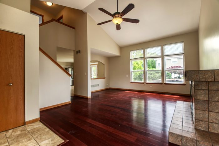 Open Vaulted Ceiling floor plan 2304 Willow Lakes home in Plainfield.