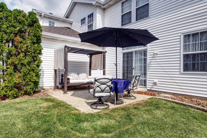 Paver Patio at 16134 Huron Crest Hill.